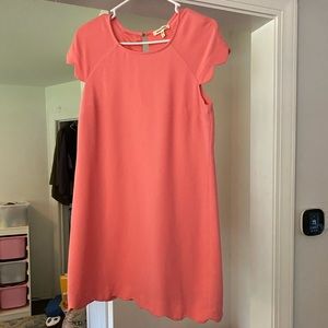 monteau Coral Scalloped dress